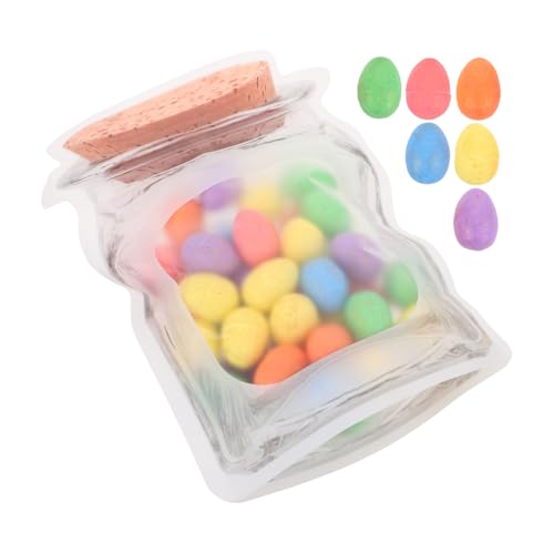 KONTONTY 1 Beutel Osterei-spielzeugfüller, Simulationseier, Mini-schaumeier, Diy-osterei-bastelarbeiten, Osterei-dekorationen, Miniatur-eier Für Osterszenen-dekorationen von KONTONTY