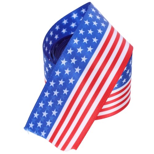 KONTONTY 1 Rolle Flaggenband Bänder Farbe Patriotisches Band Thema Basteln Herstellung Dekorationen Bogen Patriotisch Blaues Band Zum Einwickeln Dekoration Farbig Handwerk Seide Stoff KONTONTY 1 Rolle Flaggenband Bänder Farbe Patriotisches Band Thema Basteln Herstellung Dekorationen Bogen Patriotisch Blaues Band Zum Einwickeln Dekoration Farbig Handwerk Seide Stoff von KONTONTY