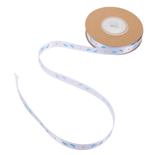 KONTONTY 1 Rolle Geschenkband mit Muster für Geburtstagsgeschenke Shower Feiern und Bastelprojekte Vielseitig Einsetzbar und Sanften Materialien Gefertigt KONTONTY 1 Rolle Geschenkband mit Muster für Geburtstagsgeschenke Shower Feiern und Bastelprojekte Vielseitig Einsetzbar und Sanften Materialien Gefertigt von KONTONTY