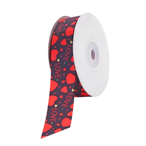 KONTONTY 1 Rolle Geschenkstreifen seidenband ribbon hochzeitsringe Dekorationsband geschenkbänder set farbband Seidenbänder Geschenkband Bänder zum Basteln Schleife Valentinsband DIY-Bänder von KONTONTY