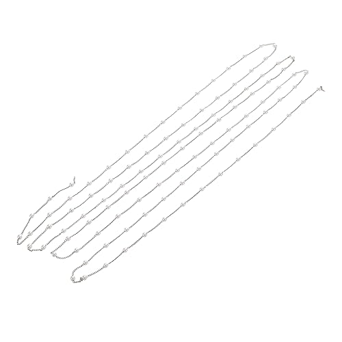 KONTONTY 1 Rolle Halskette Bastelketten Selber Machen Schmuckketten Ketten Zum Selbermachen Von Schmuck Perlenketten Aus Künstlichen Perlen Taschenketten Massenketten Legierung KONTONTY 1 Rolle Halskette Bastelketten Selber Machen Schmuckketten Ketten Zum Selbermachen Von Schmuck Perlenketten Aus Künstlichen Perlen Taschenketten Massenketten Legierung von KONTONTY