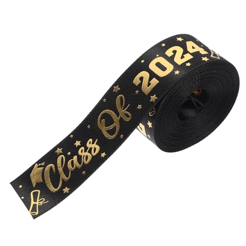 KONTONTY 1 Rolle Verpackungsband für die Abschlusssaison Blau Samtband Bildband funkeln Abschlussband X seidenband ribbon stoffgürtel Banddekor Geschenkbänder ein Verpackungsband Polyester von KONTONTY