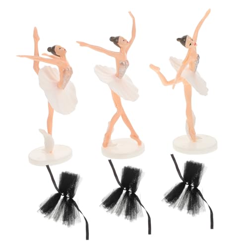 KONTONTY 1 Satz Ballettmädchen-Ornamente Willkommen erste Ballettröckchen Dekorationen Party Oh Miniaturen Kuchendekoration Kuchendekor aus Kunststoff Gittergewebe Black KONTONTY 1 Satz Ballettmädchen-Ornamente Willkommen erste Ballettröckchen Dekorationen Party Oh Miniaturen Kuchendekoration Kuchendekor aus Kunststoff Gittergewebe Black von KONTONTY