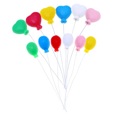 KONTONTY 1 Satz Ballons Deko Luftballons Für Mini Dekoration Für Torten Partys Und Diy Landschaften Accessoires Für Feiern 12 Stück von KONTONTY