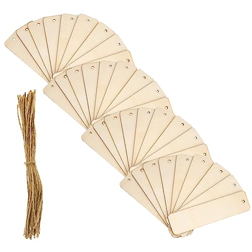 KONTONTY 1 Satz DIY Holz Lesezeichen Blanko Lesezeichen für Weihnachten Basteln und Dekoration für Einfaches Befestigen Unbeschichtet für Kreative und Kartengestaltung von KONTONTY