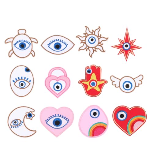 KONTONTY 1 Satz Diy Kleidung Reparatur Patches Cartoon Applikationen Für Bekleidung Und Accessoires Vielseitig Einsetzbar Zum Dekorieren Und Reparieren Von Kleidung Taschen Und 12 Stück von KONTONTY
