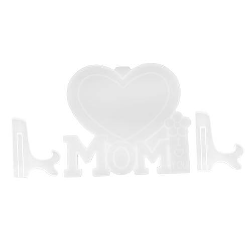 KONTONTY 1 Satz Diy Mold für Fotorahmen Herzform für Muttertag Bastelprojekte Kompatibel mit Epoxidharz und Mehr Handgemachte für Zuhause von KONTONTY