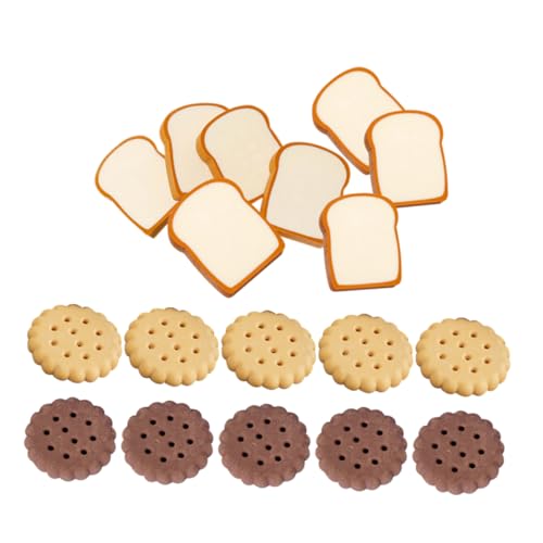 KONTONTY 1 Satz Eraser Von Cookie Styling Radiergummis Party Bevorzugt Radiergummis Essen Radiergummi Gummi-radiergummis Neuheit Radiergummi Eraser Der Schulversorgung Toast-radierer Gummi von KONTONTY