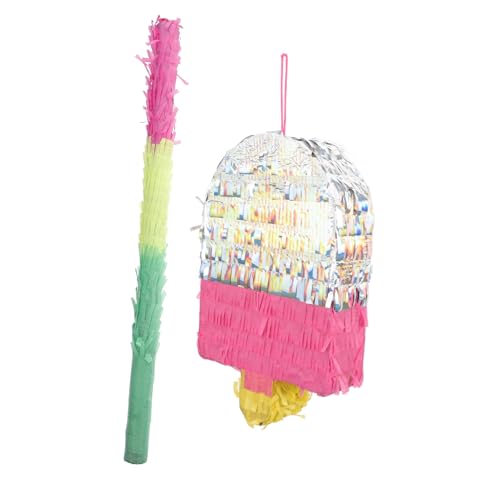 KONTONTY 1 Satz Kreative Pinata für Kindergeburtstag Eiscreme Pinata für Party Dekoration und Spielspaß für Feste und Feiern von KONTONTY