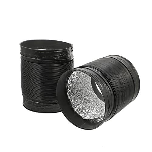 KONTONTY 1 Satz PVC Abluftschlauch Flexible Aluminium Folien Luftschläuche für Abzugshaube Zubehör für Lüftungssysteme von KONTONTY