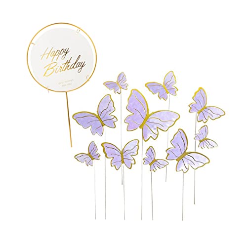 KONTONTY 1 Satz Schmetterlings-Kuchen-Einsatz wedding decoration Geburtstagsfeier Dekoration Party-Cupcake-Dekoration Schmetterlinge 3d Geburtstagstorten -Picks Cupcake -Dekorationen Eisen KONTONTY 1 Satz Schmetterlings-Kuchen-Einsatz wedding decoration Geburtstagsfeier Dekoration Party-Cupcake-Dekoration Schmetterlinge 3d Geburtstagstorten -Picks Cupcake -Dekorationen Eisen von KONTONTY