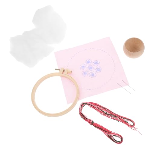 KONTONTY 1 Satz Stickmaterialpaket Sticknadelkissen Stickerei-Nadelkissen Kissen für Nadeln Nadelhalter nähen Nadelkissen zum Nähen niedlich Nähnadelkissen Nähnadelhalter Plastik rot von KONTONTY