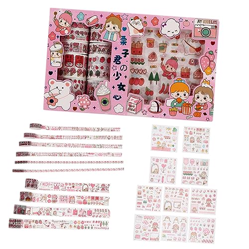 KONTONTY 1 Satz tagebuch klebeband Aufkleber Klebstoff ästhetisch Scrapbooking Tape klebrig Sammelalbum papierklebeband selber machen Buchalbum Klebeband Washi Tape von KONTONTY