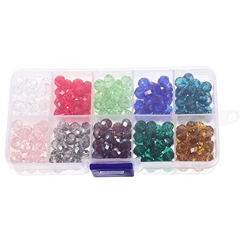 KONTONTY 1 Schachtel Bunte Glasperlen Facettierte DIY Bastelperlen für Schmuckherstellung Armbänder Dekoration und Kreative Projekte Praktische Aufbewahrungsbox KONTONTY 1 Schachtel Bunte Glasperlen Facettierte DIY Bastelperlen für Schmuckherstellung Armbänder Dekoration und Kreative Projekte Praktische Aufbewahrungsbox von KONTONTY