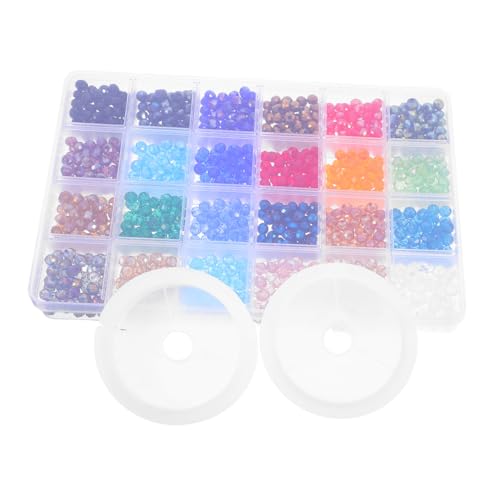 KONTONTY 1 Schachtel Glasperlen Schmuckperlen Abstandsperlen Für Ohrringe Basteln Sie Lose Perlen Diy Schmuck Lose Perlen Dekorative Perlen Herstellung Von Perlenarmbändern Perlen-anhänger KONTONTY 1 Schachtel Glasperlen Schmuckperlen Abstandsperlen Für Ohrringe Basteln Sie Lose Perlen Diy Schmuck Lose Perlen Dekorative Perlen Herstellung Von Perlenarmbändern Perlen-anhänger von KONTONTY