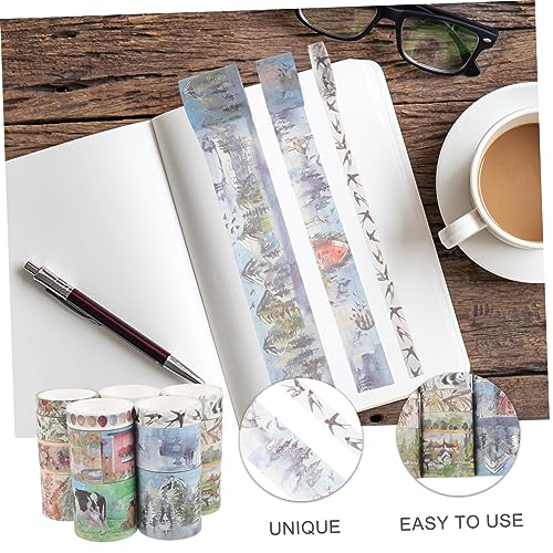KONTONTY 1 Schachtel Vintage Washi Tape Scrapbooking Klebeband Abziehbar Ohne Rückstände Für Diy Handwerk Geschenkverpackung Tagebuch Album Dekoration Kreativ KONTONTY 1 Schachtel Vintage Washi Tape Scrapbooking Klebeband Abziehbar Ohne Rückstände Für Diy Handwerk Geschenkverpackung Tagebuch Album Dekoration Kreativ von KONTONTY