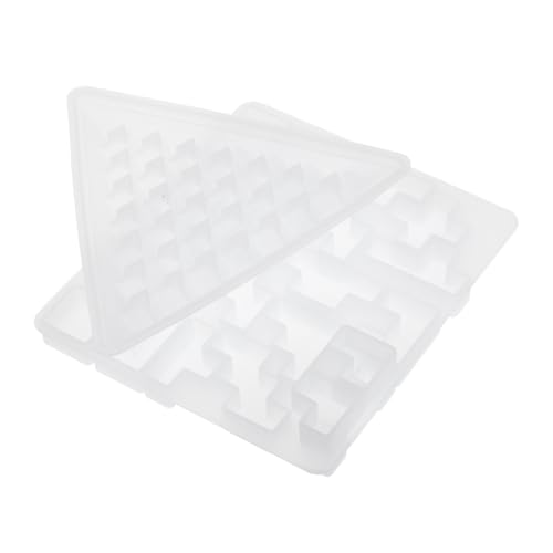 KONTONTY 1 Set Klebeform Gussform Für Pyramiden Puzzle Form Zur Herstellung Von Pyramiden Puzzles Transparente Pyramiden Puzzle Form Pyramiden Puzzle Form Für Harz DIY Handwerk DIY von KONTONTY