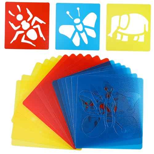 KONTONTY 1 Set Malvorlagen Schablonen Zum Basteln Zeichnen Wiederverwendbare Dinosaurier Malschablonen Wand Dinosaurier Schablonen Kreaturen Malschablonen Tier Vorlagen DIY von KONTONTY