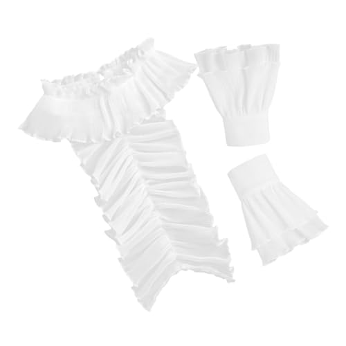 KONTONTY 1 Set Plissee Kragen Handärmel Falsche Manschetten Falsche Kostümmanschette Ärmelmanschetten Handgelenkmanschette Für Frauen Falsche Manschette Falsche Manschette KONTONTY 1 Set Plissee Kragen Handärmel Falsche Manschetten Falsche Kostümmanschette Ärmelmanschetten Handgelenkmanschette Für Frauen Falsche Manschette Falsche Manschette von KONTONTY