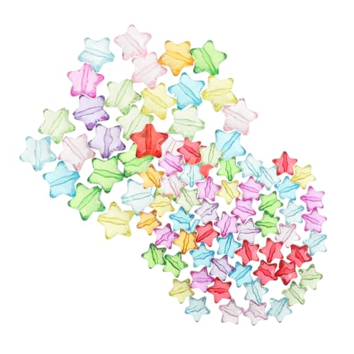 KONTONTY 1 Set Sternperlen Zur Schmuckherstellung: Bunte Stern-abstandsperlen Acryl – Diy-bastelbedarf Für Armbänder, & Sommerlichen Freundschaftsschmuck KONTONTY 1 Set Sternperlen Zur Schmuckherstellung: Bunte Stern-abstandsperlen Acryl – Diy-bastelbedarf Für Armbänder, & Sommerlichen Freundschaftsschmuck von KONTONTY
