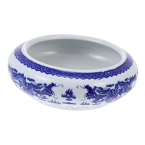 KONTONTY 1 Stück Chinese Calligraphy Ink Dish Hochwertiger Keramik Pinselwascher Multifunktionale Tinten und Stifthalter für Kalligrafie und Malerei Langlebig und Praktisch KONTONTY 1 Stück Chinese Calligraphy Ink Dish Hochwertiger Keramik Pinselwascher Multifunktionale Tinten und Stifthalter für Kalligrafie und Malerei Langlebig und Praktisch von KONTONTY