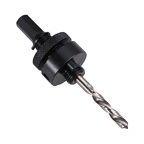 KONTONTY 1 Stück Lochöffner caakg lochsäge rigipsplatte metallbohrer gipskarton werkzeugstahl Bohrhammerbohrer Loch Laube Lochdorn mit Bohrer Sechskant-Grifflochdorn Metalldorn Pilotbohrer von KONTONTY