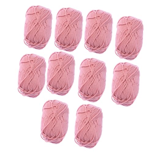 KONTONTY 10 Rollen Baumwollgarn für Diy Handarbeiten Weiches Häkelgarn Modischen Farben für Stricken und Makramee Projekte Komfortabel und Hautfreundlich KONTONTY 10 Rollen Baumwollgarn für Diy Handarbeiten Weiches Häkelgarn Modischen Farben für Stricken und Makramee Projekte Komfortabel und Hautfreundlich von KONTONTY