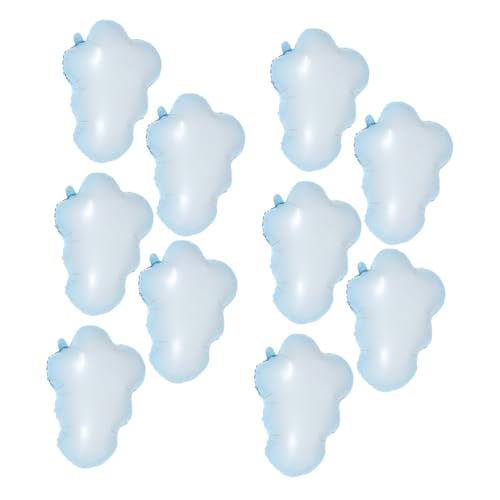 KONTONTY 10 Stück Aluminium Folienballons Wolkenform Festliche Dekoration für Babyparty Hochzeit Veranstaltungen Langlebig und Sicher für Große Feiern und Kreative Anlässe von KONTONTY