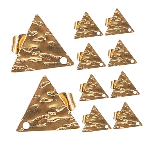 KONTONTY 10 Stück Geometrische Ohrstecker Basis zum Diy Ohrringe Basteln Leichte Ohrposten für Schmuckzubehör für Kreative Projekte und von KONTONTY