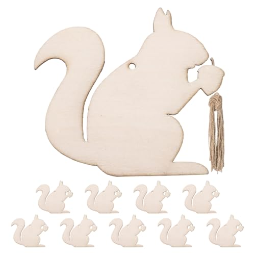 KONTONTY 10 Stück Holzspäne Ausschnitte für den Winterurlaub Weihnachtsbaumschmuck holzdeko unvollendete Thanksgiving-Holzverzierung DIY-Bastelkritzel aus Holz hölzern Beige KONTONTY 10 Stück Holzspäne Ausschnitte für den Winterurlaub Weihnachtsbaumschmuck holzdeko unvollendete Thanksgiving-Holzverzierung DIY-Bastelkritzel aus Holz hölzern Beige von KONTONTY