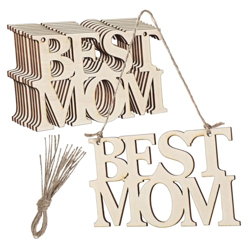 KONTONTY 10 Stück Muttertags Bastelanhänger Für Das Klassenzimmer DIY Anhänger Für Mama Hängeornament Heimdekoration Holzhandwerk Dekorationen Zum Aufhängen Holzdekoration KONTONTY 10 Stück Muttertags Bastelanhänger Für Das Klassenzimmer DIY Anhänger Für Mama Hängeornament Heimdekoration Holzhandwerk Dekorationen Zum Aufhängen Holzdekoration von KONTONTY