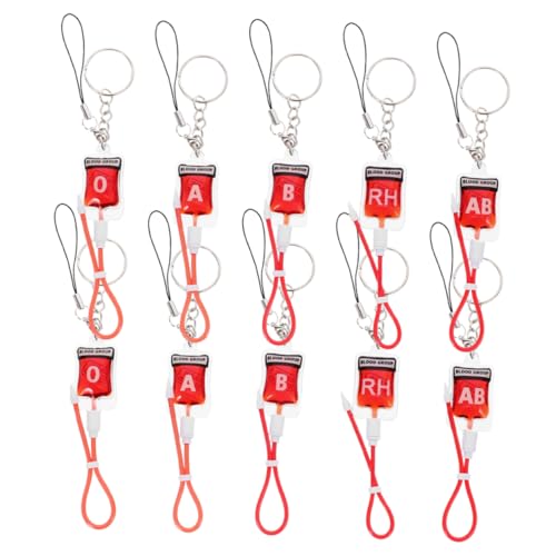 KONTONTY 10 Stück Schlüsselanhänger mit Blutgruppe Schlüsselanhänger Halloween-Accessoires für Getränke einziehbarer Schlüsselanhänger Kürbis Geldbörse Abs KONTONTY 10 Stück Schlüsselanhänger mit Blutgruppe Schlüsselanhänger Halloween-Accessoires für Getränke einziehbarer Schlüsselanhänger Kürbis Geldbörse Abs von KONTONTY