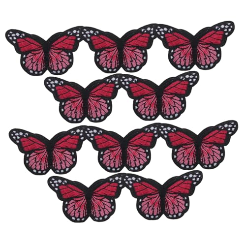 KONTONTY 10 Stück Schmetterling Bügelflicken Bestickte Farbintensive Diy Nähapplikationen für Kleidung Taschen Vielseitig zum Aufnähen und Schnellen Reparieren von Jacken Shirts KONTONTY 10 Stück Schmetterling Bügelflicken Bestickte Farbintensive Diy Nähapplikationen für Kleidung Taschen Vielseitig zum Aufnähen und Schnellen Reparieren von Jacken Shirts von KONTONTY
