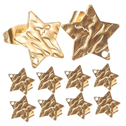 KONTONTY 10 Stück Teiliges Blanko Ohrstecker mit Geometrischem Design für Diy Schmuckherstellung Zubehörteile für Ohrringe Geeignet für Erwachsene KONTONTY 10 Stück Teiliges Blanko Ohrstecker mit Geometrischem Design für Diy Schmuckherstellung Zubehörteile für Ohrringe Geeignet für Erwachsene von KONTONTY