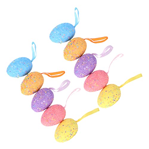 KONTONTY 10 Stück Teiliges DIY Ostereier Anhänger für Kreative Dekoration für Ostern Sicherer Fotorequisit für Partys und Bastelprojekte Farben Zufällig Zufällige Farbe KONTONTY 10 Stück Teiliges DIY Ostereier Anhänger für Kreative Dekoration für Ostern Sicherer Fotorequisit für Partys und Bastelprojekte Farben Zufällig Zufällige Farbe von KONTONTY