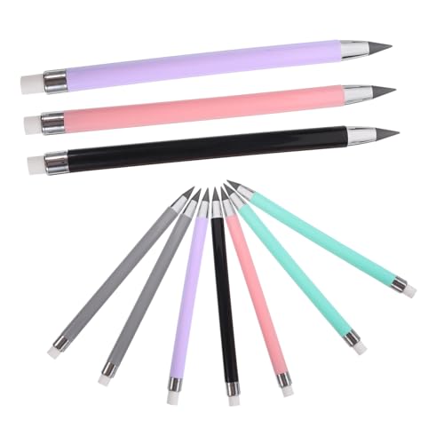 KONTONTY 10 Stück Teiliges Everlasting Inkless Pencils mit Radiergummi Langlebige Bruchfeste Holzbleistifte in Pastellfarben für Schüler Künstler und Schule Wiederverwendbar Klare KONTONTY 10 Stück Teiliges Everlasting Inkless Pencils mit Radiergummi Langlebige Bruchfeste Holzbleistifte in Pastellfarben für Schüler Künstler und Schule Wiederverwendbar Klare von KONTONTY