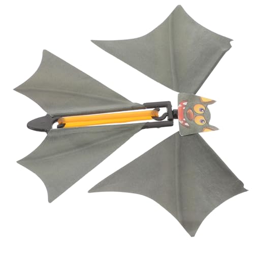 KONTONTY 10 Stück Teiliges Halloween Fledermaus aus Robustem Kunststoff Fliegende Requisiten für Gruselige Streiche und Dekorationen Wiederverwendbar für Partys und von KONTONTY