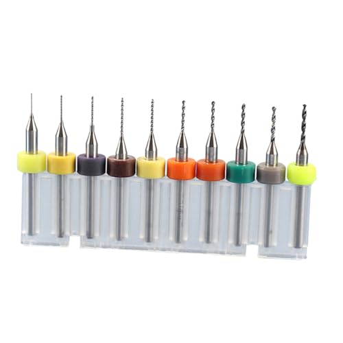 KONTONTY 10 Stück Teiliges Hartmetall Mikro bohrer Set für Pcb Cnc Kunststoff Holz Präzise Gravur und Modellbau Verschleißfest Scharf Langlebig Vielseitig Einsetzbar KONTONTY 10 Stück Teiliges Hartmetall Mikro bohrer Set für Pcb Cnc Kunststoff Holz Präzise Gravur und Modellbau Verschleißfest Scharf Langlebig Vielseitig Einsetzbar von KONTONTY