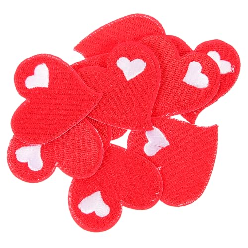 KONTONTY 10 Stück Teiliges Herz Aufnäher zum Aufbügeln und Aufnähen Bestickte Applikationen für Kleidung Rucksack Hut Reparatur und Dekorationsfähig Farbenfrohe DIY Flicken für KONTONTY 10 Stück Teiliges Herz Aufnäher zum Aufbügeln und Aufnähen Bestickte Applikationen für Kleidung Rucksack Hut Reparatur und Dekorationsfähig Farbenfrohe DIY Flicken für von KONTONTY