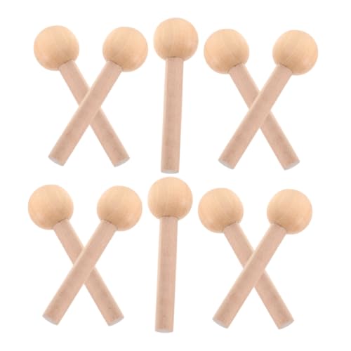 KONTONTY 10 Stück Teiliges Holzstäbe Buchenholz Stabile Pegboard Holzstäbe für Lochwand Vielseitige Holz Haken für Diy Projekte und Trennwände Langlebige Holzteile für Kreative Anwendungen KONTONTY 10 Stück Teiliges Holzstäbe Buchenholz Stabile Pegboard Holzstäbe für Lochwand Vielseitige Holz Haken für Diy Projekte und Trennwände Langlebige Holzteile für Kreative Anwendungen von KONTONTY
