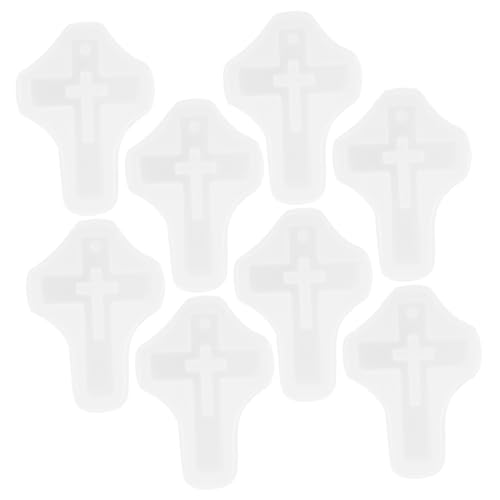 KONTONTY 10 Stück Teiliges Silikon Gießform für Kreuz Anhänger Flexibel und Langlebig für DIY Schmuckherstellung Einfache Demontage für Epoxidharz und Bastelprojekte KONTONTY 10 Stück Teiliges Silikon Gießform für Kreuz Anhänger Flexibel und Langlebig für DIY Schmuckherstellung Einfache Demontage für Epoxidharz und Bastelprojekte von KONTONTY