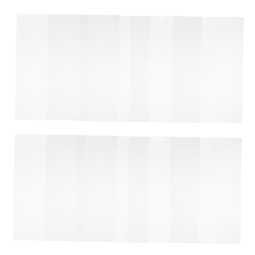 KONTONTY 10 Stück Teiliges Transparentes Schablonenblatt für Druckstifte Wiederverwendbare Kunststoff Schablonen für Präzises Zeichnen und Basteln Anleitung und Zubehör für Kreative von KONTONTY