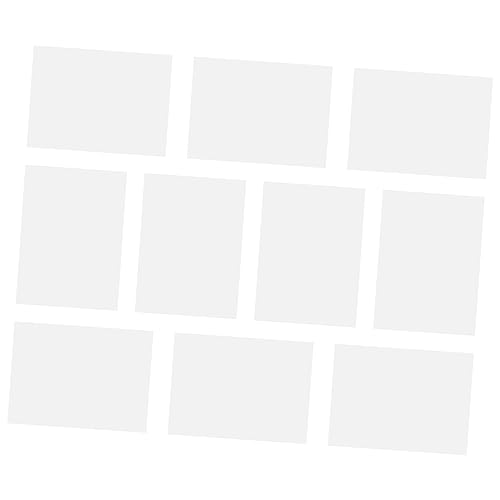 KONTONTY 10 Stück Transparente Plastikhüllen für DIY Epoxidharz Bastelprojekte Dicke Silikonformen für Kreative Handarbeiten Gemeinsamen Basteln mit Familie und Freunden von KONTONTY