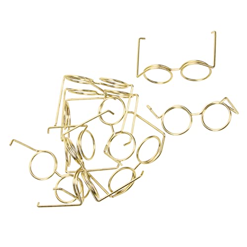 KONTONTY 10 Stücke Miniatur Puppen Es Metall Umrandeten Brillen Stilvolle Kleid up Zubehör Für Mädchen KONTONTY 10 Stücke Miniatur Puppen Es Metall Umrandeten Brillen Stilvolle Kleid up Zubehör Für Mädchen von KONTONTY