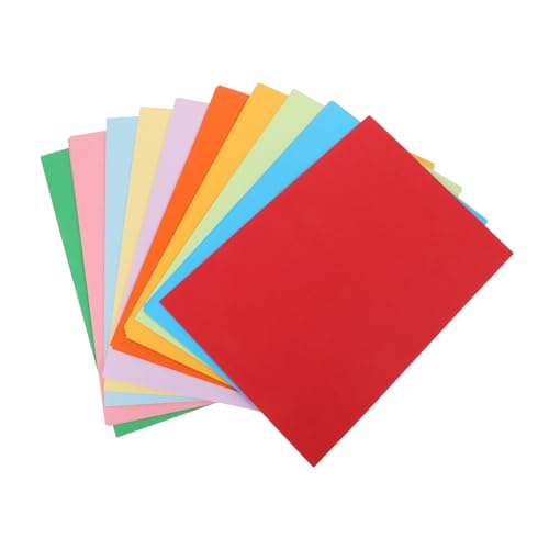 KONTONTY 100 Blätter Farbpapier Für Drucker- Und Bastelprojekte Farbiges Papier Für Unterrichtsaktivitäten Und Origami Farbenfrohe Kartonplatten Für Dekorative Und Drucke Verwendung KONTONTY 100 Blätter Farbpapier Für Drucker- Und Bastelprojekte Farbiges Papier Für Unterrichtsaktivitäten Und Origami Farbenfrohe Kartonplatten Für Dekorative Und Drucke Verwendung von KONTONTY