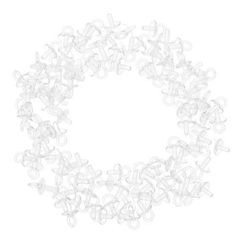 KONTONTY 100 Stück Augennägel von Schafen von Perlenbefestigungen Universeller Ersatz für Tassenklammern handgemachte DIY-Augennadeln für Tassen DIY liefert Harz Transparent von KONTONTY