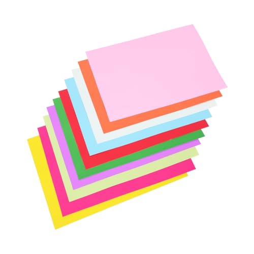KONTONTY 100 Stück Bastelset Bunte Pappe für DIY Papier für Bastelarbeiten Doppelseitige Karton für Kindergarten und Kreative Projekte KONTONTY 100 Stück Bastelset Bunte Pappe für DIY Papier für Bastelarbeiten Doppelseitige Karton für Kindergarten und Kreative Projekte von KONTONTY