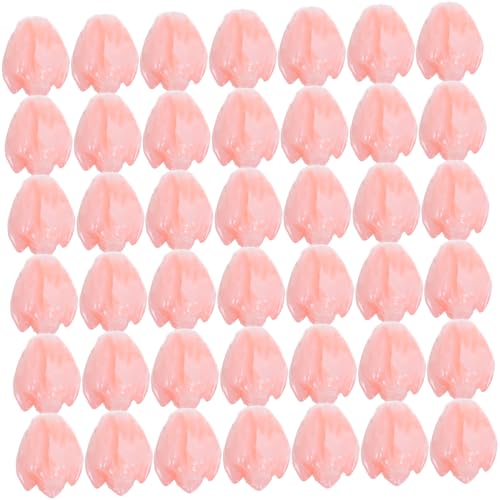 KONTONTY 100 Stück Geschnitzte Jasminblumen Perlen Hellrosa Synthetischer Korallen-spacer Langlebige Schmuckperlen für DIY Armband Halskette Romantisches Design für Bastelprojekte und KONTONTY 100 Stück Geschnitzte Jasminblumen Perlen Hellrosa Synthetischer Korallen-spacer Langlebige Schmuckperlen für DIY Armband Halskette Romantisches Design für Bastelprojekte und von KONTONTY