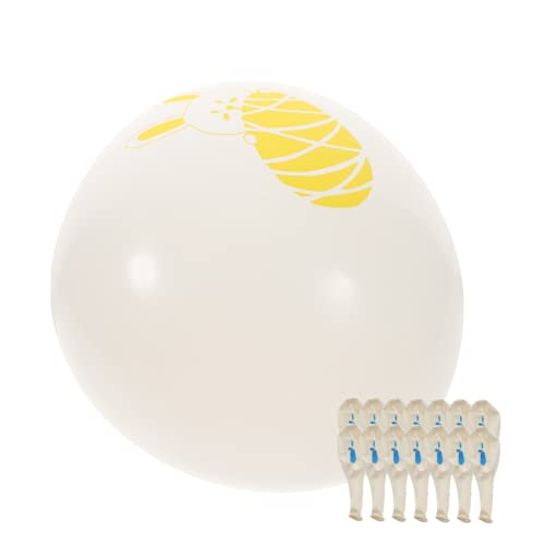 KONTONTY 100 Stück Hasenballon Party Pastell Sortiert Ballondekorationen Zu Ostern Fotokabinen-ballon Ballons Zum Thema Ostern Dekorative Luftballons Ostern Ballon Yellow 100st von KONTONTY