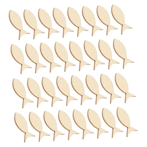 KONTONTY 100 Stück Holzanhänger Fische Natürlichen Meeresformen Robustem Holz für DIY Bastelprojekte Unbemalte Holzornamente zum Bemalen und Kreative Dekoration KONTONTY 100 Stück Holzanhänger Fische Natürlichen Meeresformen Robustem Holz für DIY Bastelprojekte Unbemalte Holzornamente zum Bemalen und Kreative Dekoration von KONTONTY